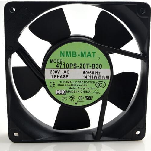 New Original FOR NMB Medea 4710PS-20T-B30 12025 AC200V Inverter Cooling Fan