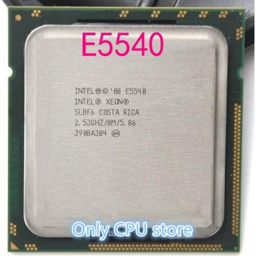 Intel Xeon CPU E5540 CPU 2.5GHz/ LGA 1366 /8MB L3 Cache/quad-CORE/80W Processor