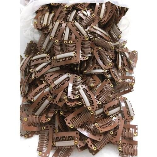 PRODİVA WIG, ÇITÇIT, POSTİŞ, YARIMAY, BANGS SMALL CLIPS 1000'Lİ PACKAGE KAHVERENGİ