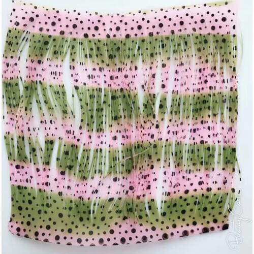 Fishing Lure Silicone Skirt Layers,Silicone Skirt Material for Tackle Craft, DIY Spinner, Rubber Jigs, Buzzbait--218