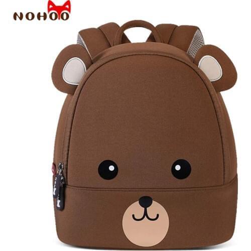 Toddler backpack 3D Animal Cute bagpack Girl Boys Backpack Toddler Kids Neoprene School Bags Kindergarten Cartoon Bag 2020 New