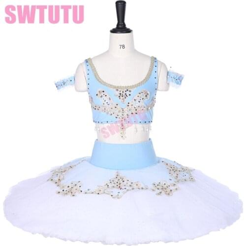 Blue professional Ballet Tutu Glissade tutu Arabicl performance tutus women Le Corsaire balle stage costumeBT9251