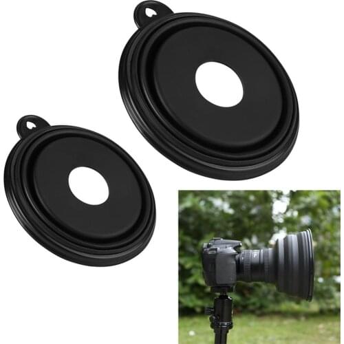 Reflection-free Collapsible Silicone Lens Hood Ultimate Lens Cover Anti-glass Lens Hood For Camera Images Videos Photographers