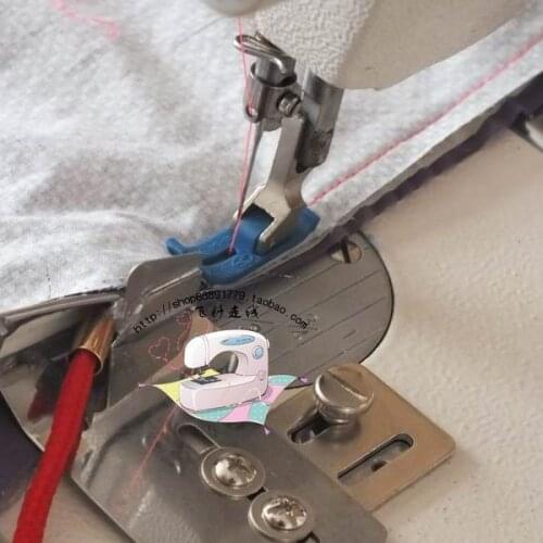 Sleeping bag bedding pajamas with flat industrial sewing machine accessories flat roll wrapping rope pull cylinder