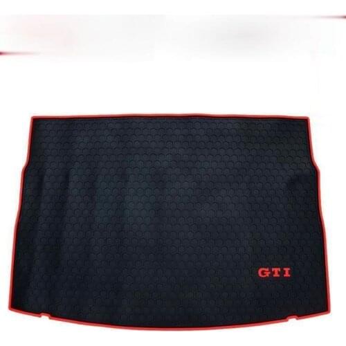 Special Rubber Car Trunk Mat for Volkswagen GOLF 6 7 GTI No Odor Waterproof Boot Carpets