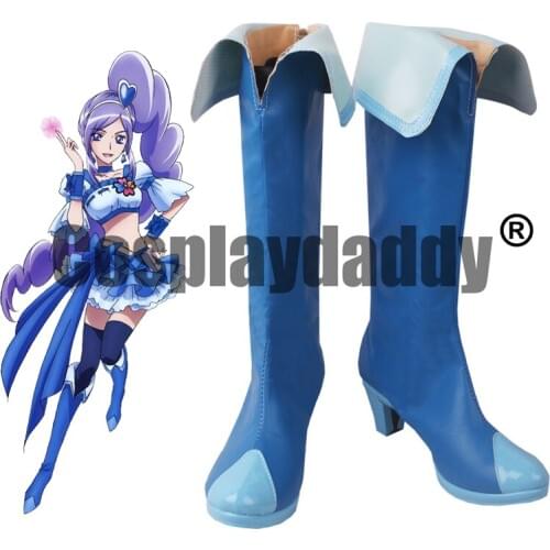 Fresh Pretty Cure! Private Torigoe Academy Aono Miki Cure Berry Ver. Anime Cosplay Shoes Boots S008