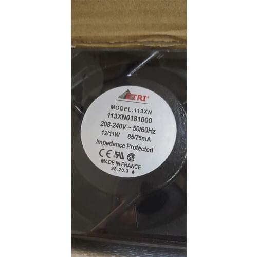 New ORIGIANL ETRII 113XN0181000 208-240V 12/11W 85/75MA 92*92*38MM FAN 6MONTHSWARANTY