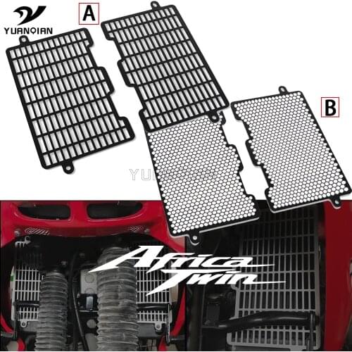 Motorcycle Radiator Guard Grille Protector Oil Cooler Cover For Honda XRV650 XRV750 Africa Twin RD03 XRV 750 RD07 RD07A 1996-03
