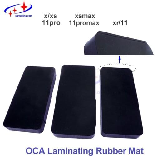 Green mold unbend flex rubber mat for iphone x 11 xr 11pro 11promax oled and oca laminate