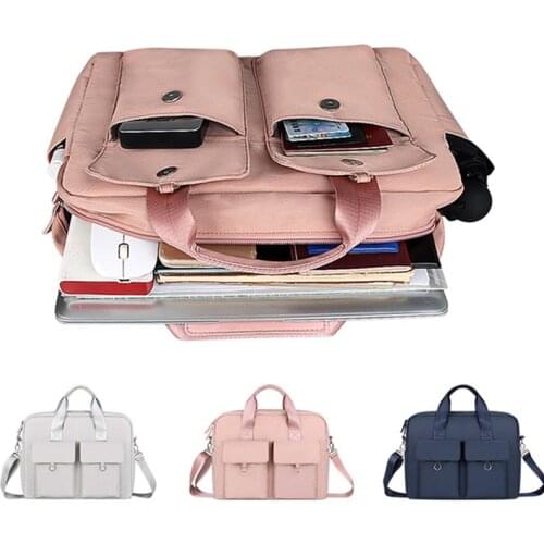 Womens Notebook Briefcase for 15 16 Inch Macbook Air Pro 13 Sleeve Laptop Crossbody Shoulder Bags Travel Ladies Handbags Pouch