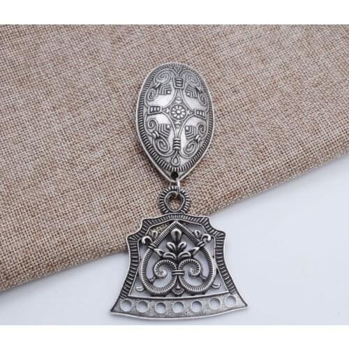 10pcs Viking Turtle Brooch Set Medieval Ancient Badges Pins Sweden Scandinavian Amulet Jewelry