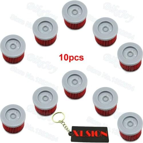 10pcs/pack Oil Filter For Lifan Zongshen Loncin CB250 Engine Dirt Pit Bike 150cc 200cc 250cc