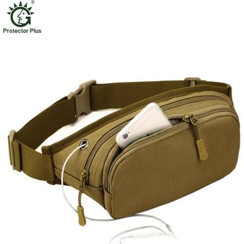 2017 Waterproof Nylon Unisex Waist Bag Tactical Fanny Pack Men and Women Military Hip Package for iphone Wallet Belt Bag