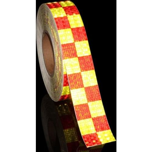 5cmx50m Reflective Tape Car Sticker Auto Motorcycle Safety Warning Mark Self Adhesive Sticker Reflective Film Decals Car Styling