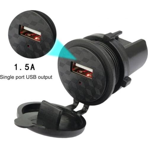 80% HOT SALES!! Motorcycle Charger Single USB Port Waterproof PC Quick Charge Adapter for Motorbike