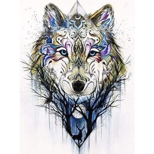 5D DIY Diamond Painting Animal Rhinestone Picture Full Diamond Embroidery Cross Stitch Kit Mosaic Home Decoration Handmade Gift