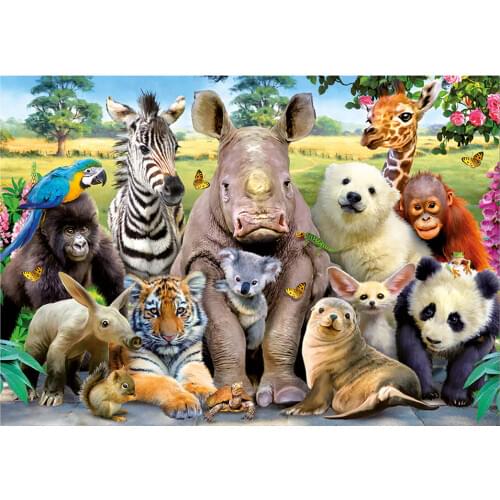 DIY diamond painting animal group panda tiger bird full dimaond embroidery animal group decor diamond mosaic animal group