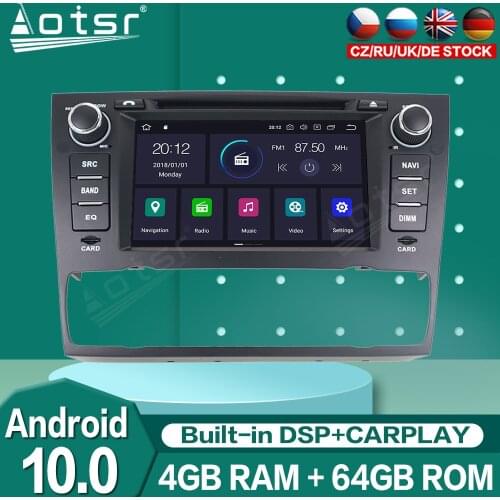 Car radio Android 10.0 Audio For BMW E90 E91 E92 E93 3er Series Car Multimedia Player DVD GPS Navi Stereo Unit Cassette Recorder