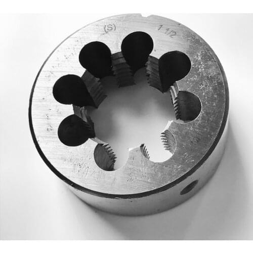 Free shipping of 1PC UN/UNC/UNS/UNEF 1-1/2"-6/8/10/12/14/16/18/20/24/28 TPI manual die for hand threading metal workpieces