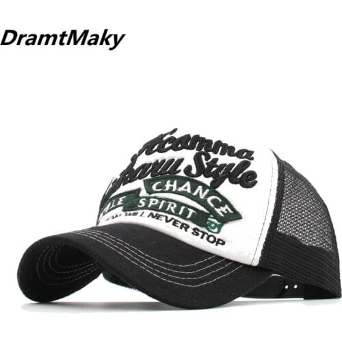 Fashion Summer Baseball Cap Embroidery trucker cap Mesh Cap Hats For Men Women Gorras Hombre hats Hip Hop Caps Dad hat Snapback