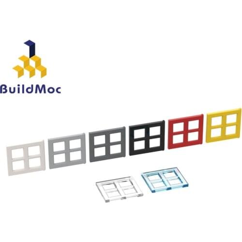 BuildMOC 4133 2 x 4 x 3 Tian word window frame For Building Blocks Parts DIY Construction Classic Brand gift Toys