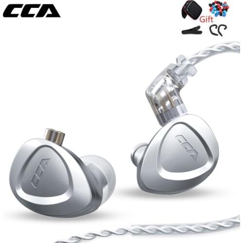 CCA CKX 6BA + 1DD Hybrid Metal Earphones HIFI In Ear Monitor Bass Headset Noise Cancelling Earbuds For KZ ZAX ZSX ASX C12 EDX Z1