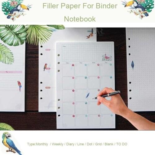 W19n Colored Coil n10 6 Holes Folder Diary n25 Page For Creative Student Supply A5 A6 Notebook Notebook Diary