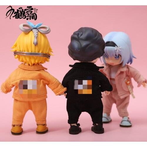 OB 11 baby clothes duck Jacket Suit Coat Molly baby clothes GSC plain body 12 points BJD pants