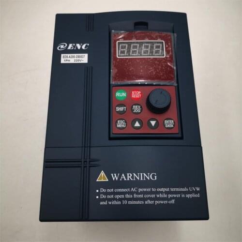 VFD Inverter VFD 3.7KW Eds-A200-2S0037 yineng Inverter For 220V single phase motor
