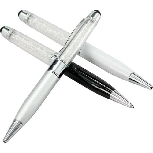 Classic Diamond Touch Pen USB Flash Drive Memory Stick Crystal Ballpoint Pen USB Flash Drive 4G 8G16g 64G Thumb U Disk Flash