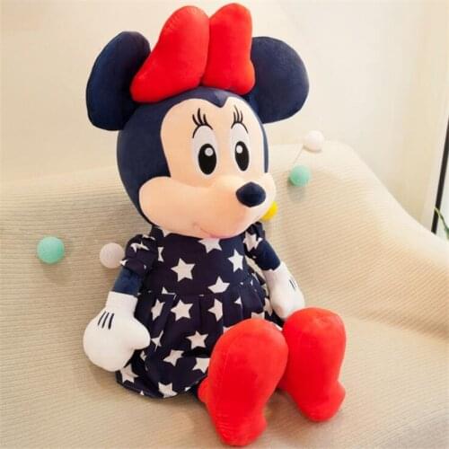 Hot Sell 35 CM Disney Mickey Mouse Minnie Cartoon Plush Toys Cute Animals Stuffed Doll Disney Toy Children Gifts