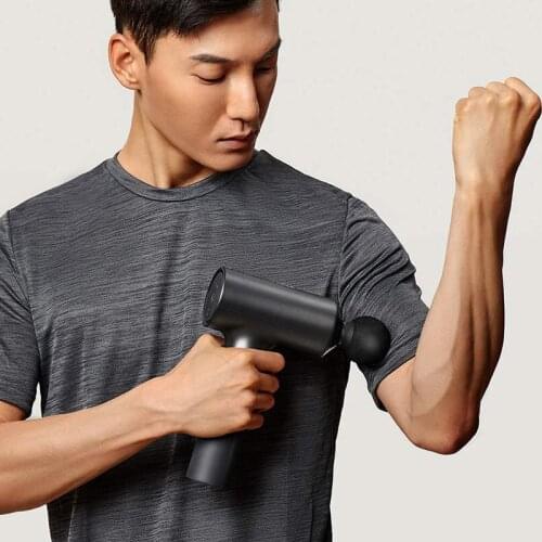 2021 Xiaomi Mijia Massage Gun Electric Neck Massager Smart Hit Fascia Gun For Body Massage Relaxation Fitness Muscle Pain Relief