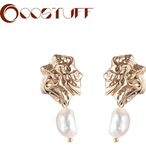 Irregular Gold Color Fashion Earrings Jewelry Hanging Pendientes orecchini brincos Earrings for Women aretes de mujer modernos