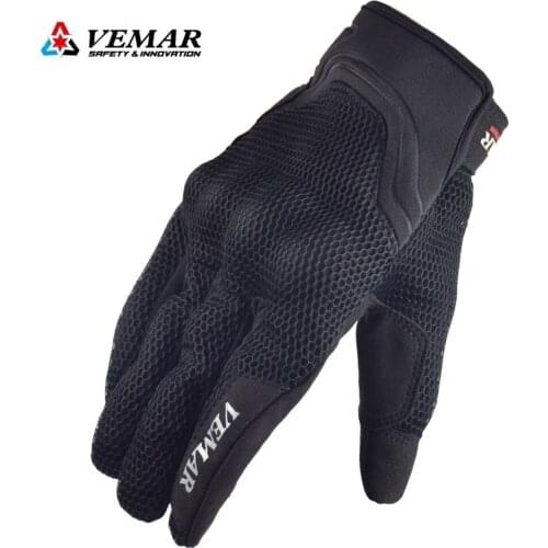 VEMAR Motorcycle Gloves Moto Luva Motocross Breathable Racing Gloves Motorbike Bicycle cycling Riding Glove For Men Summer