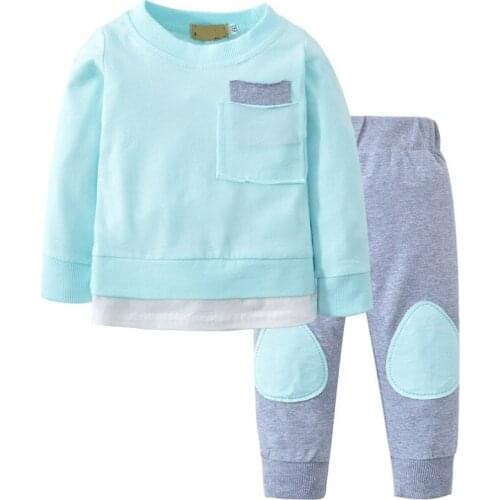 2020 New Autumn Winter Childrens Set Girls Coat Tops Pants 2pcs Tracksuit Casual Fashion Baby Childrens Clothing Set