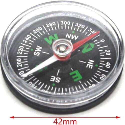 New Portable Mini Precise Compass Practical Guider for Camping Hiking North Navigation Survival Button Design Compass