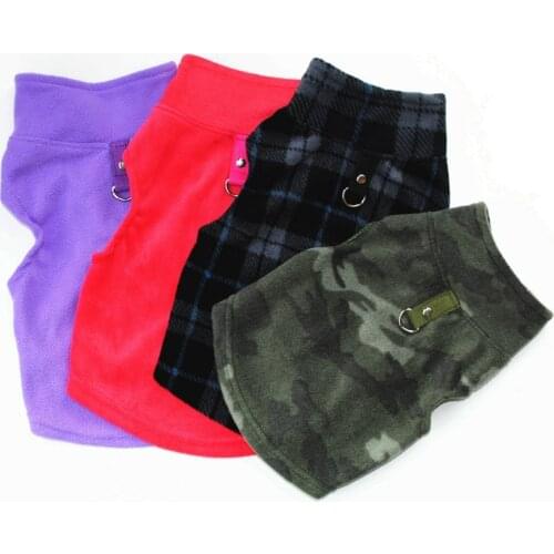 Pet Dog Clothes Coat Winter Warm fleece Pet Costume Small Cat Puppy Clothes French Bulldog roupa cachorro pug