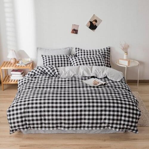 Cartoon Grey Lucky Pig Style Bed Linens 3/4pcs Soft Comfortable Duvet Cover Bed Sheet Pillowcase Queen King Size 2 Personnes