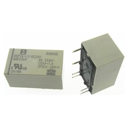 Relay DSP1a-L2-DC24V AGP2204 DSP1aL2DC24V 24V DC24V 24VDC DIP6 10PCS/LOT