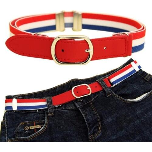 2019 new Classic Boys Girls Leisure Stretch Belt for Kids Toddlers Adjustable Boys and Girl`s Belts for Jeans Pants