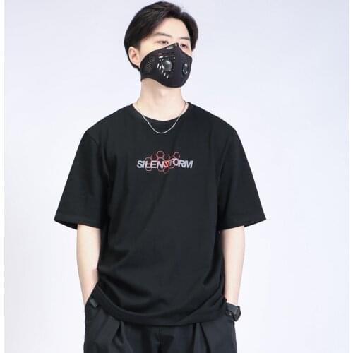 SILENSTORM 2021SS Mens 'Hive' Graphic Premium Cotton Shirt Harajuku Fashion Techwear Style