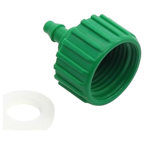 1/2" Female Thread to 4/7mm Hose Connector Agriculture Greenhouse Irrigation Water Pipe Connector Plastic Quick Connections 6Pcs