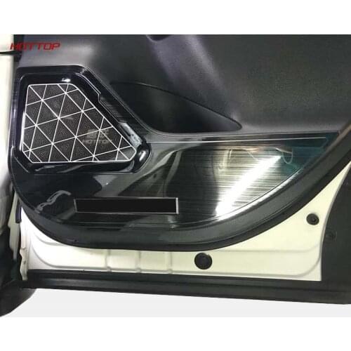 Stainless Steel Protector Side Edge Protection Pad Protected Anti-kick Door Mats Cover for Toyota RAV4 2020 5th sound frame