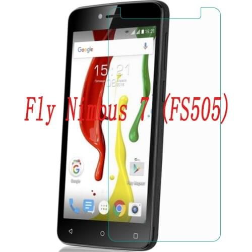 2PCS NEW Screen Protector mobile phone For Fly Nimbus 7 FS505 9H Tempered Glass Film Protective Screen Cover