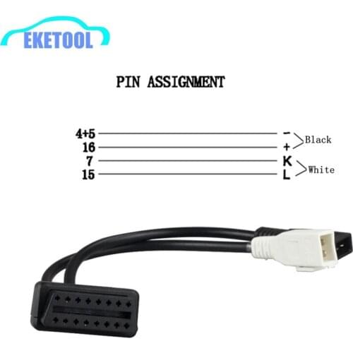 10pcs/Lot For Audi 2x2 OBD OBD2 Adapter VAG Series For AUDI 2P+2P OBD2 Adapter Top Quality Free Shipping