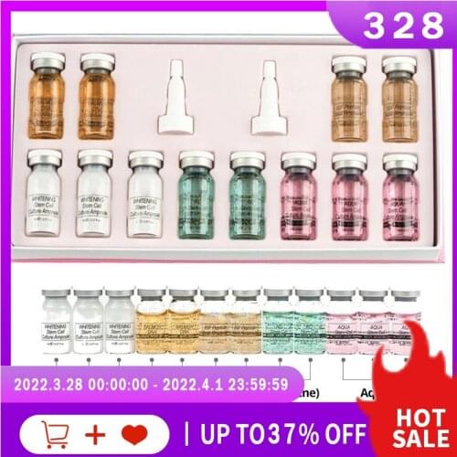 12pcs Beauty BB Cream Glow with Face Serum Makeup Kit Liquid Foundation Skin Moisturizing Whihtening Brightening Serum Cosmetic