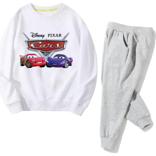 Disney 2PCS Boys Outfits Baby Boy Clothes For Kids Clothing Toddler Child Jogging Garcon Casual Sports Suit Cars Children Suits