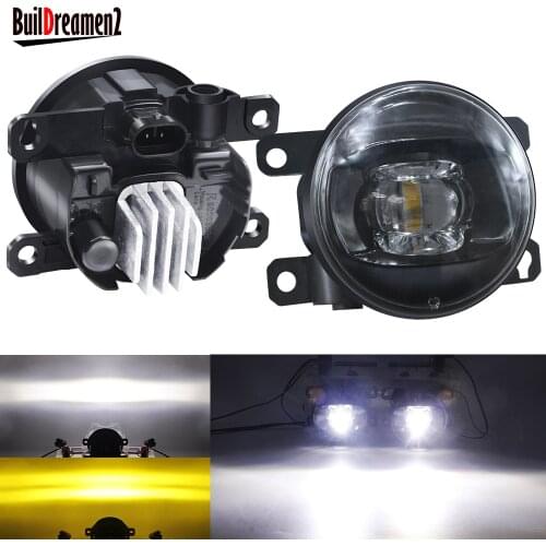 2 X LED Fog Light Car Front Bumper Fog Lamp 30W 8000LM For Mitsubishi Pajero Outlander Colt L200 Triton Eclipse Galant Endeavor