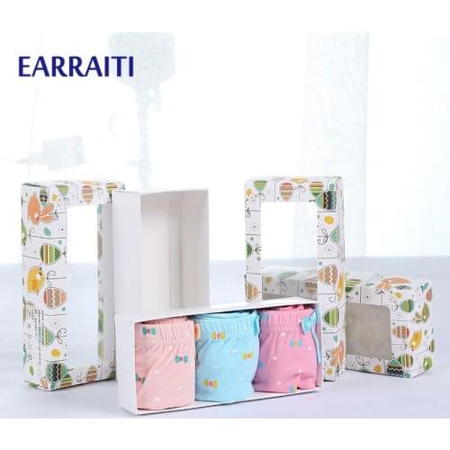5/10/20pcs Paper Gift Box With Window Scarf Hat Socks Kids Clothes Packaging Boxes For Candy Cookies Wedding Christmas Wholesale