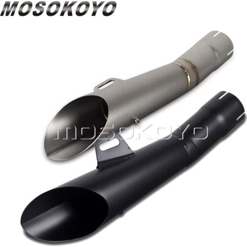 51mm Clip On Exhaust Muffler Pipe for Honda Yamaha Kawasaki BMW Street Bike Scooter Stainless Steel Racing Exhaust